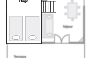 Chalets d'Arbres - Chalet bleu 4/6 people