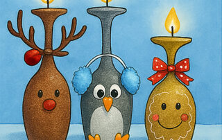 Crée ton bougeoir de Noël ! Atelier parents - enfants