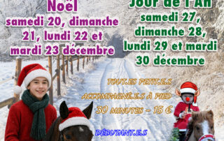 Horse ride for Holidays ! with Crinières aux vents_Lussas