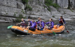 Guided gentle Rafting - CCC- Canoë_Les Assions