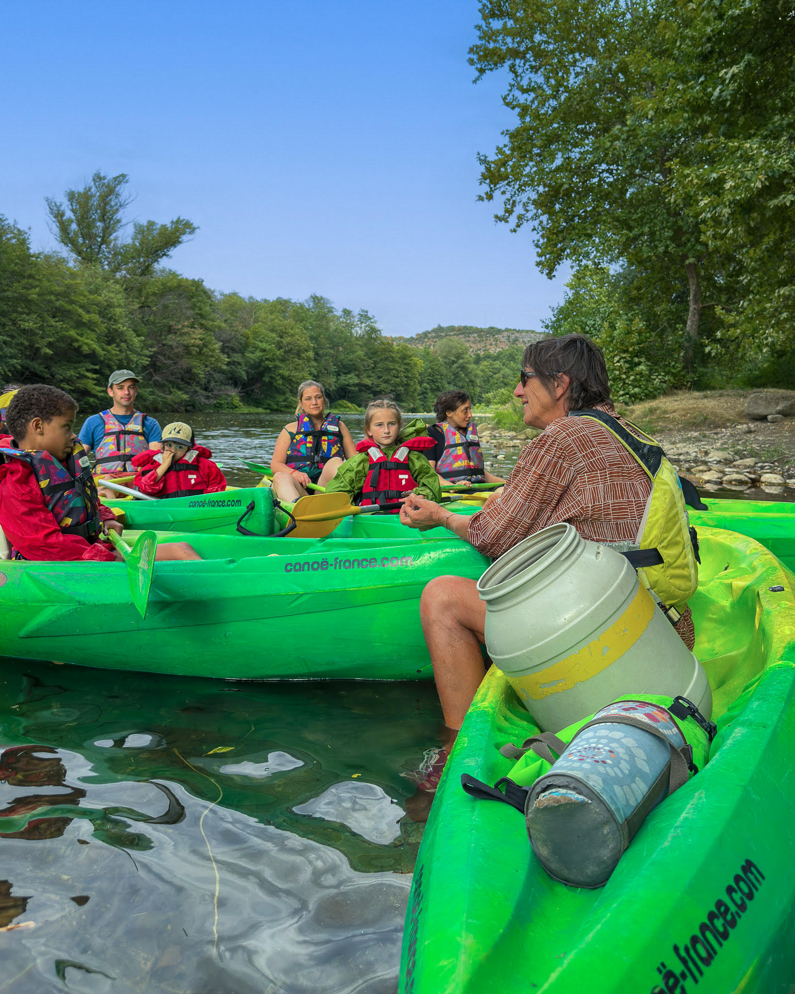 Découverte du canoë pour les plus petits
