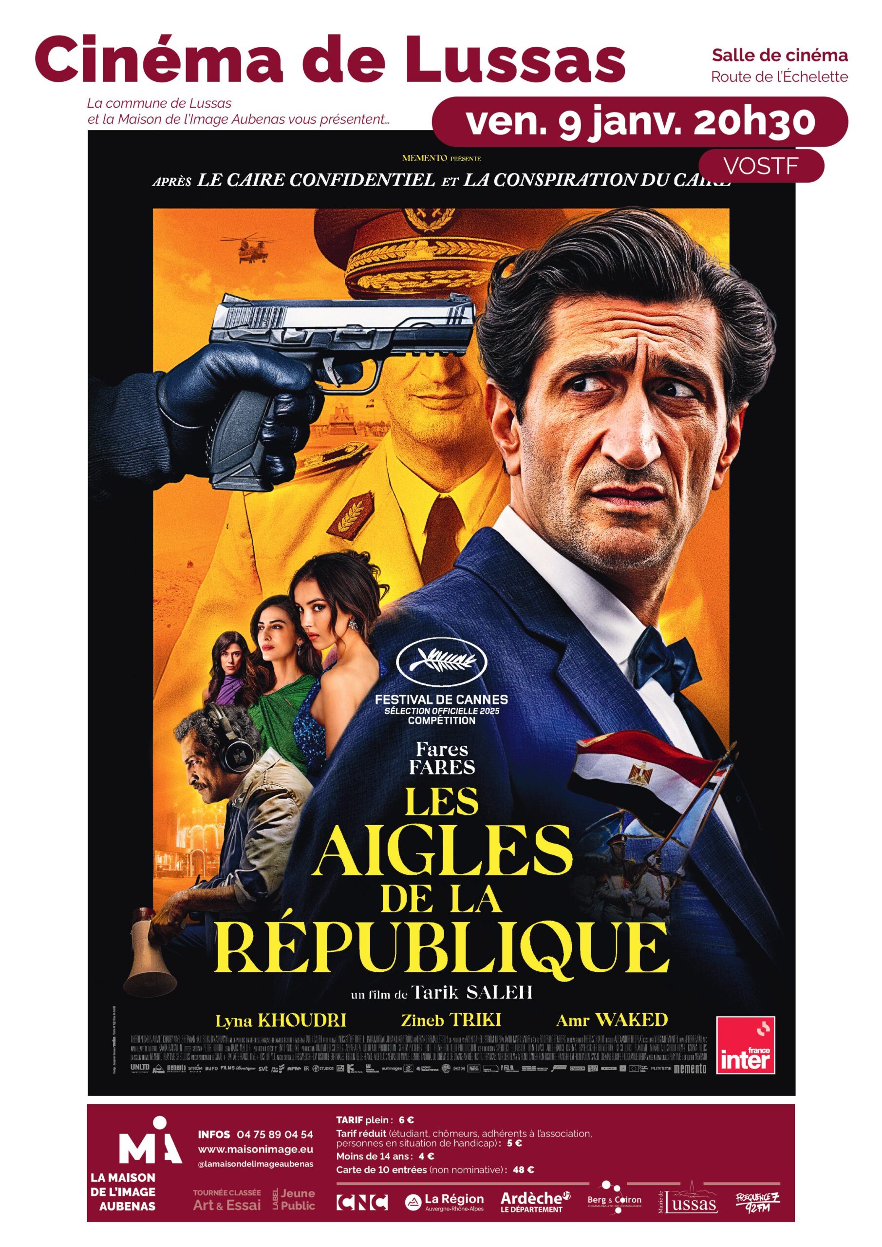 Cinéma avec « Les Aigles de la République» à Lussas