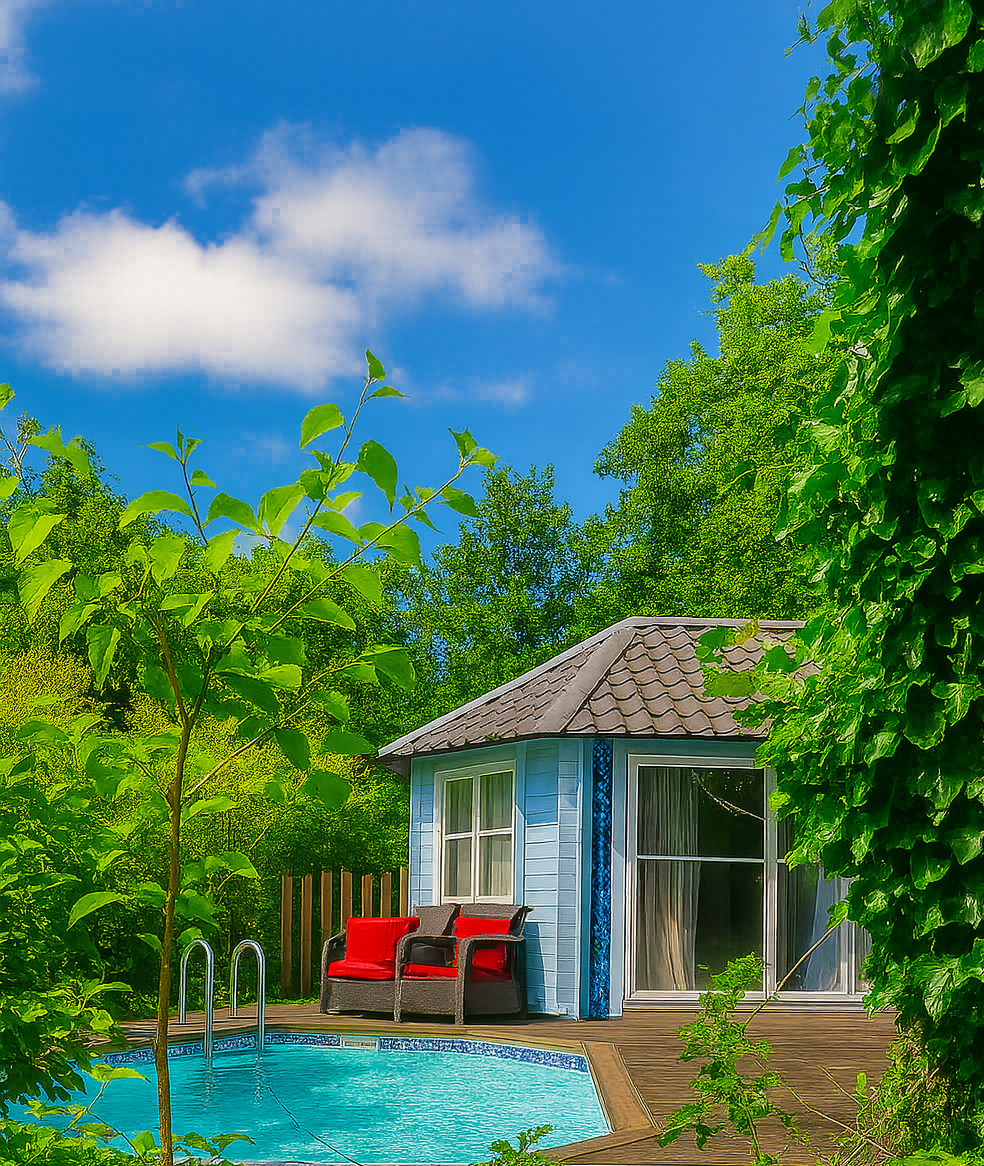 Cottage le Refuge des Elfes- gite 2 personnes avec piscine privée  Ardèche