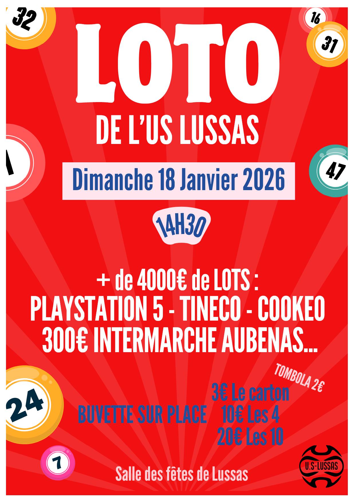Loto de l'US Lussas