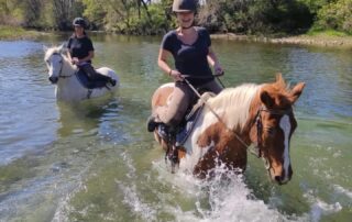 Traversée à cheval de rivières