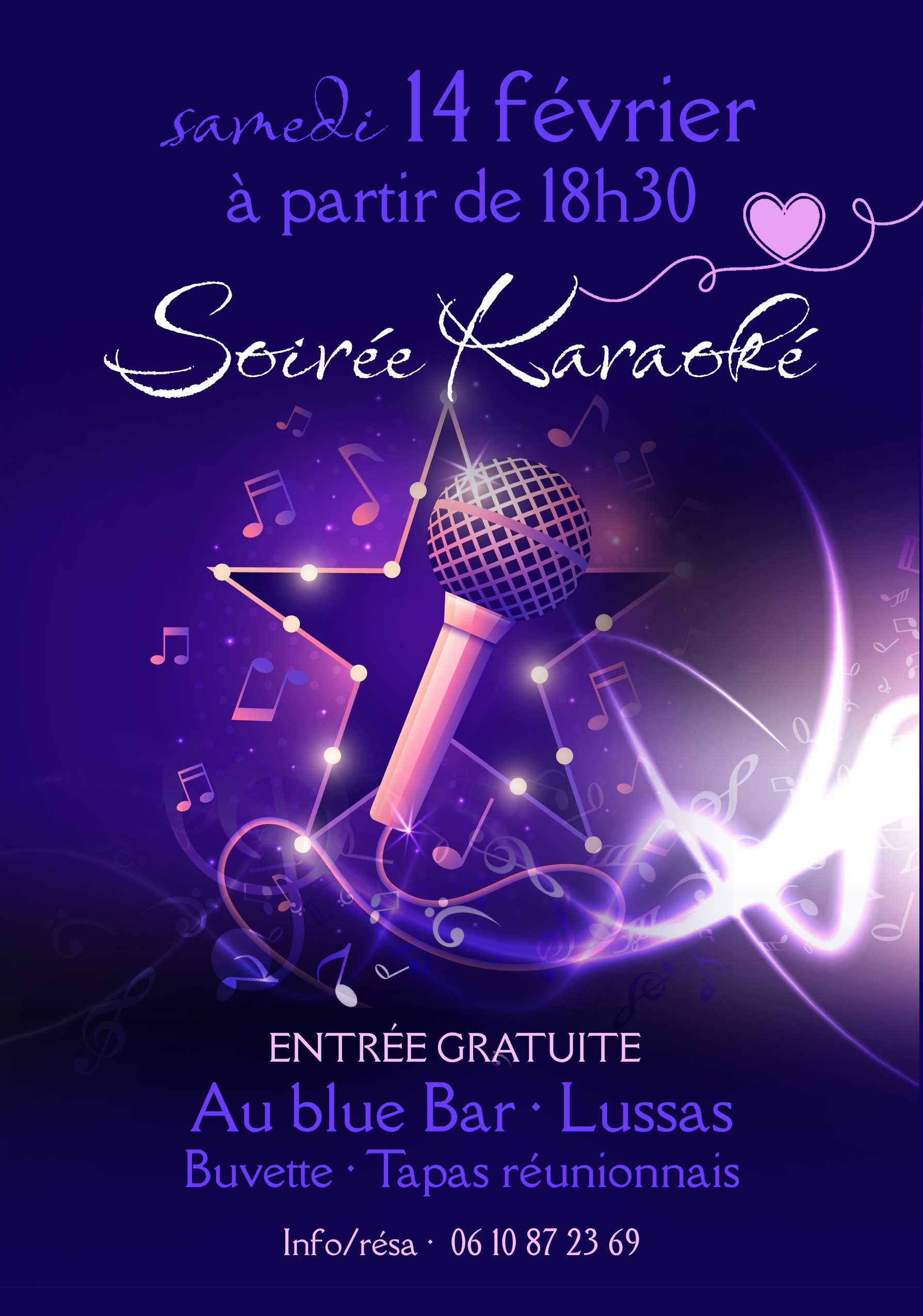 Soirée karaoké à Lussas