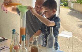 Assemblage de jus de fruits et sirop de fleur_Ruoms