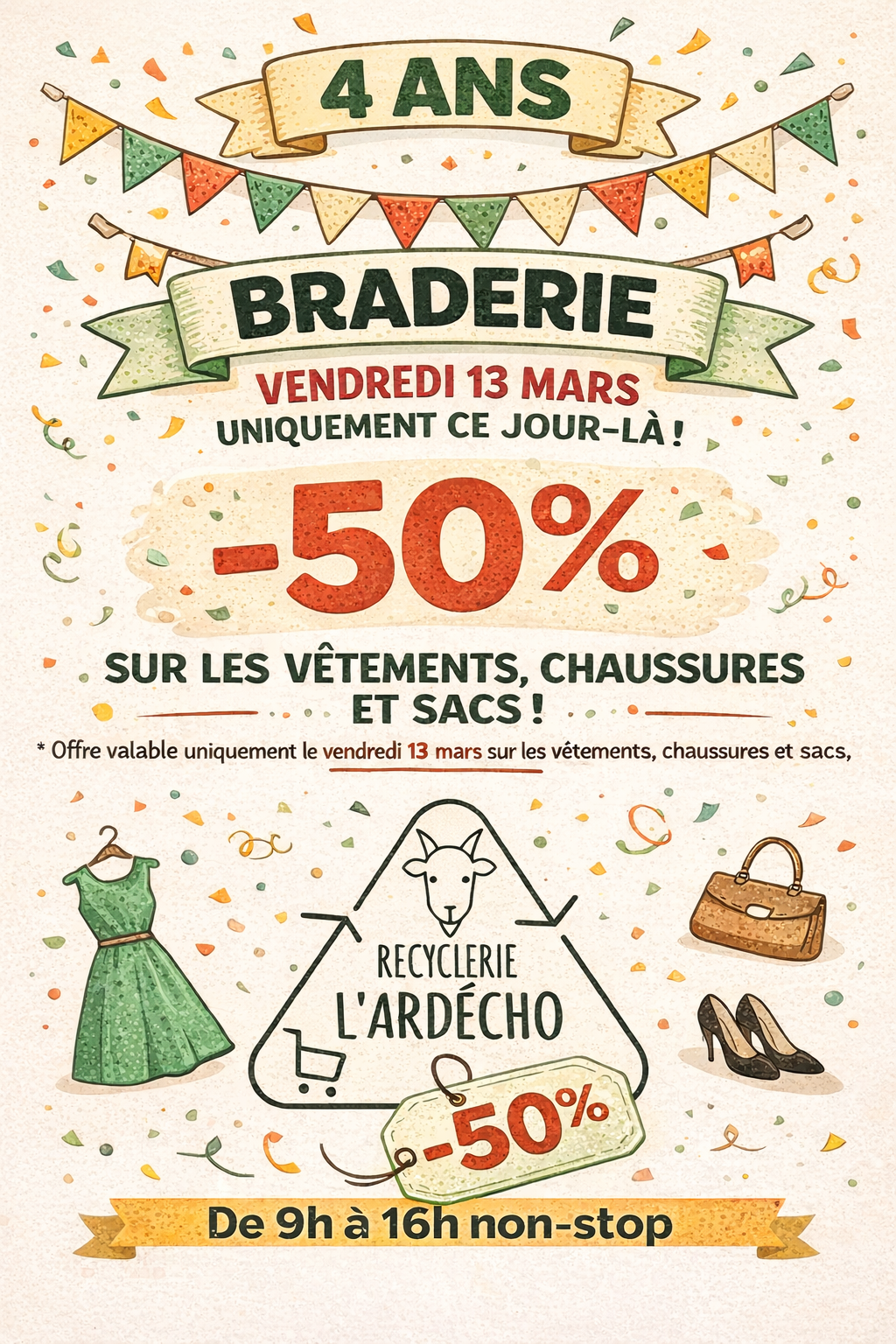 Braderie à Villeneuve-de-Berg