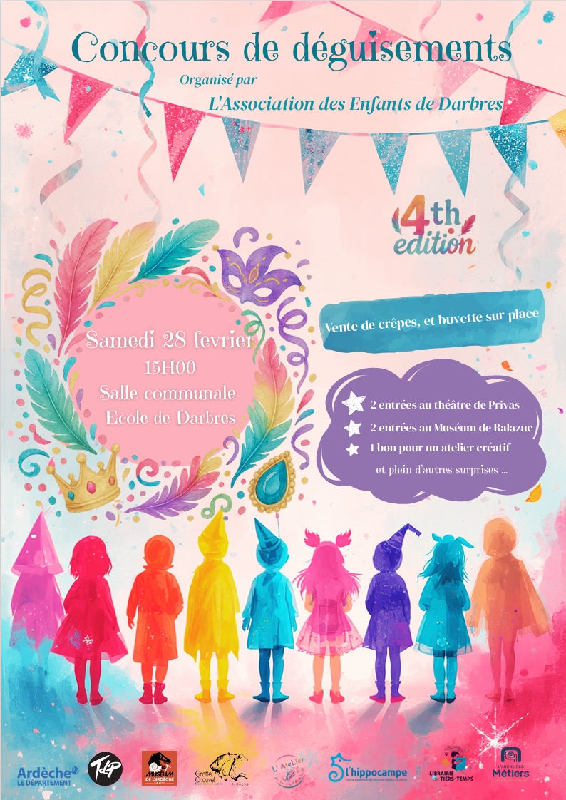 Concours de déguisements à Darbres