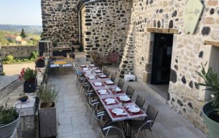 Table en terrasse suite privatisation