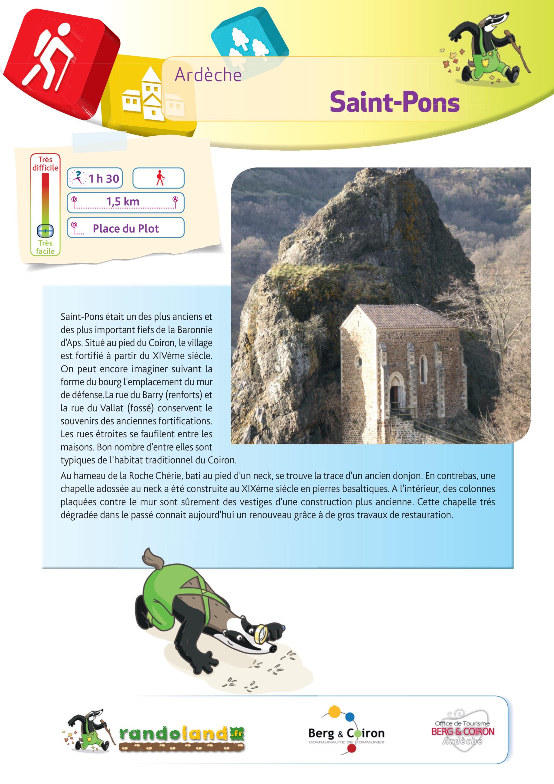 Randoland - jeu de piste pour enfants à  St Pons