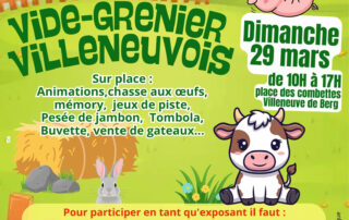 Vide grenier Villeneuvois