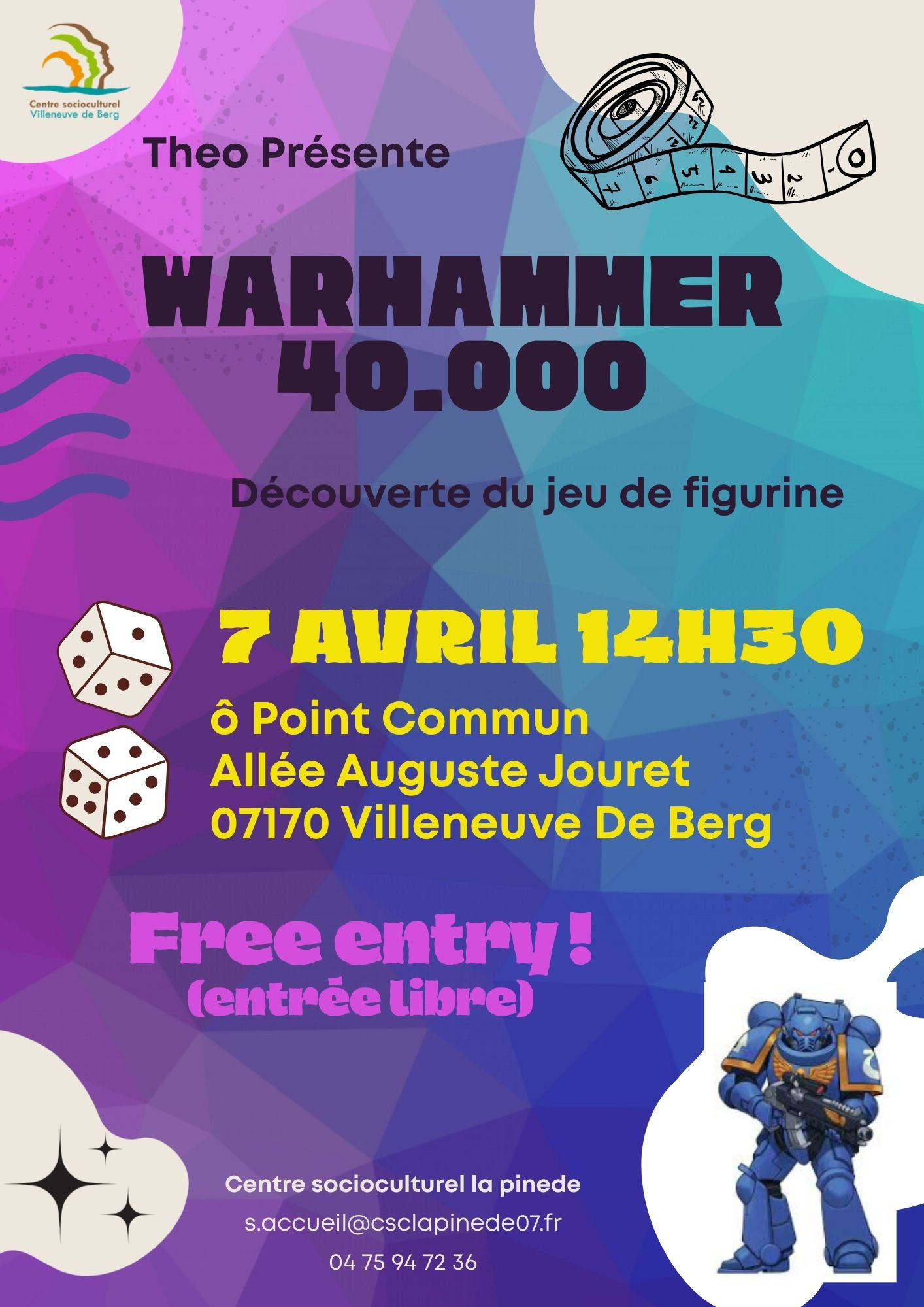 Warhammer 40.000 à Villeneuve-de-Berg
