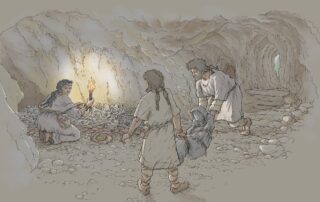 Illustration du site funéraire de Jalla