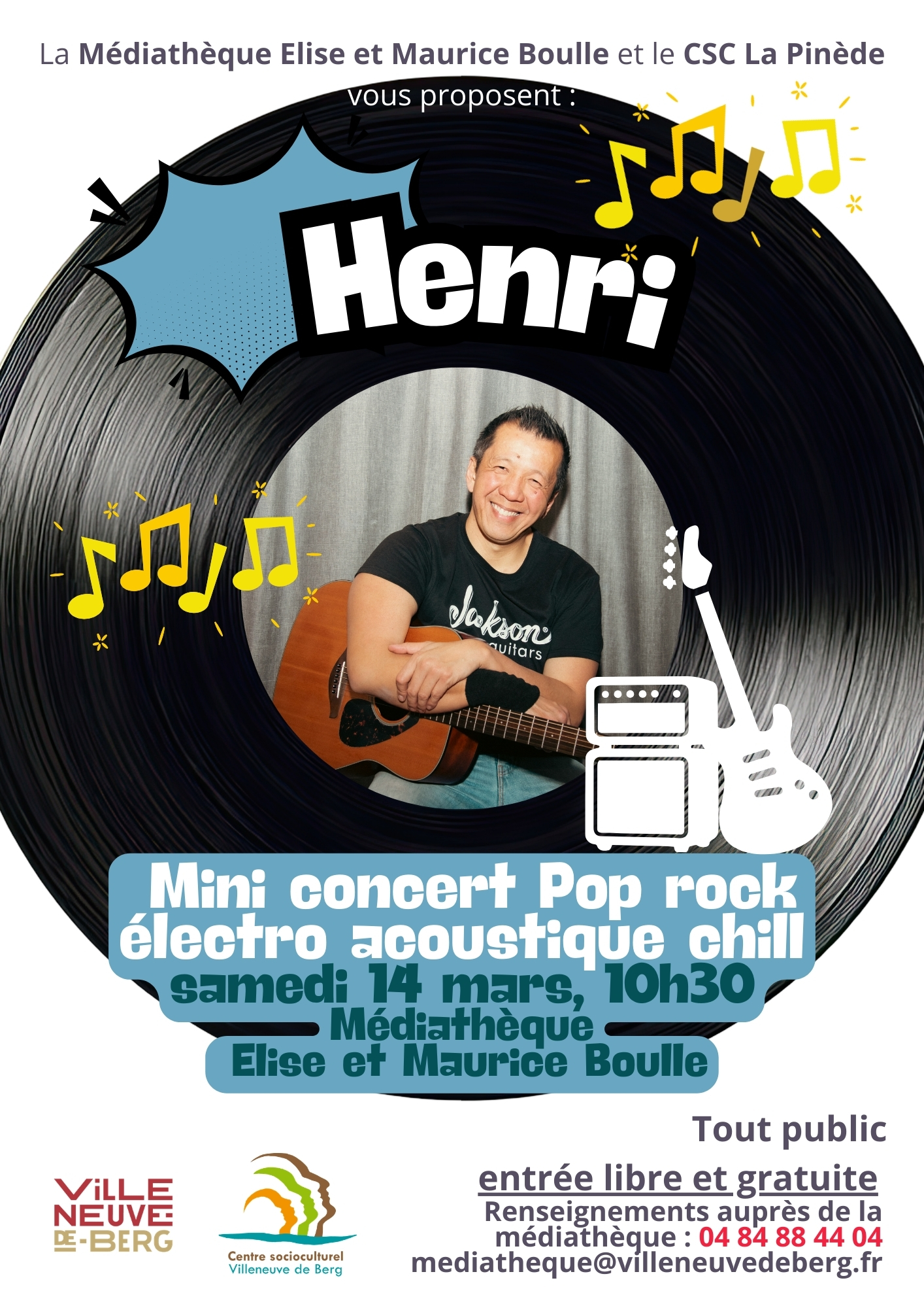 Mini concert de Rock à Villeneuve-de-Berg