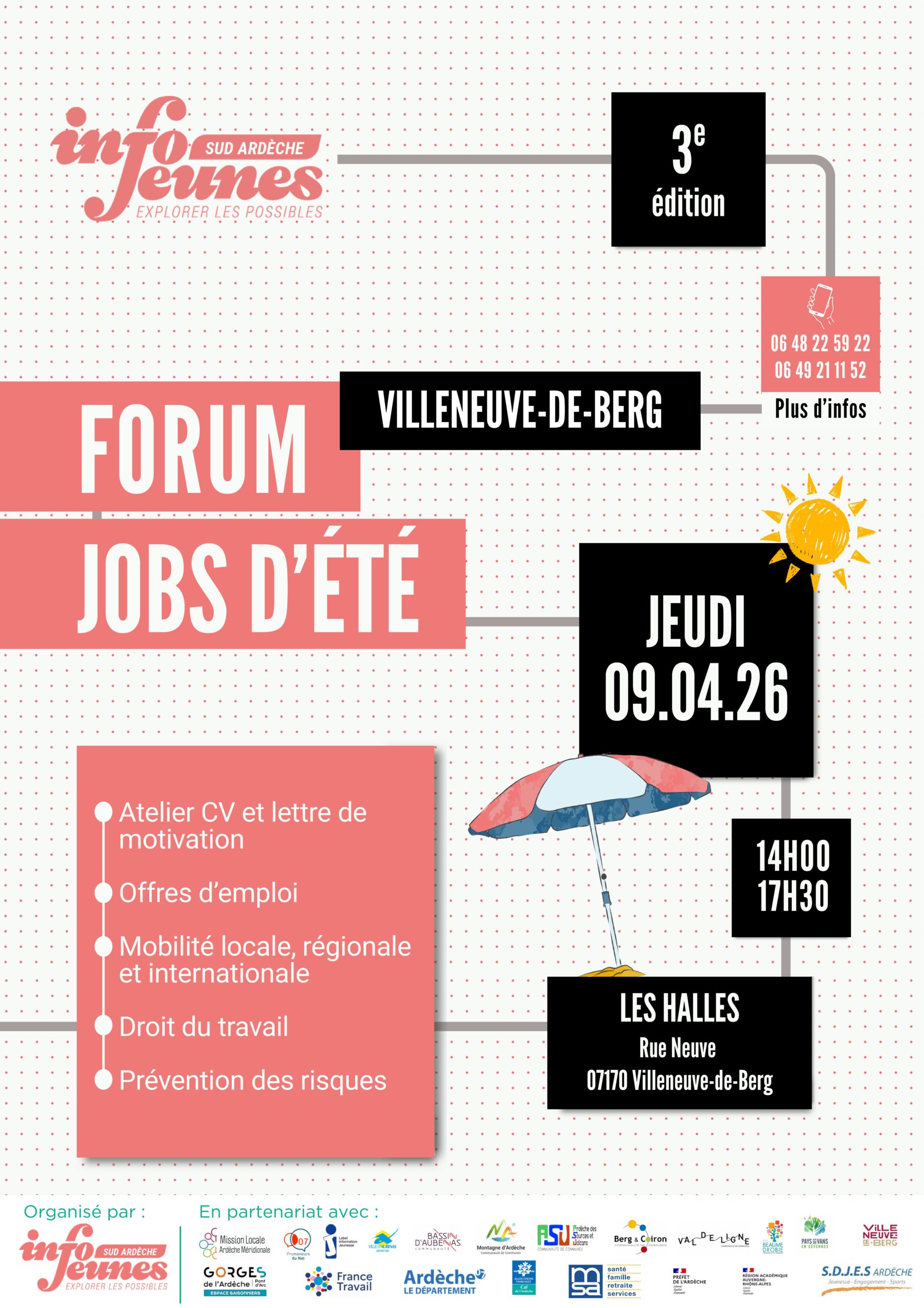 Forum Jobs d'été_Villeneuve-de-Berg