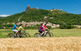 Rochemaure, visite et expérience en vélo à assistance électrique_Rochemaure