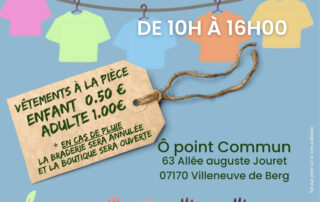 Braderie Kfé fringues_Villeneuve-de-Berg
