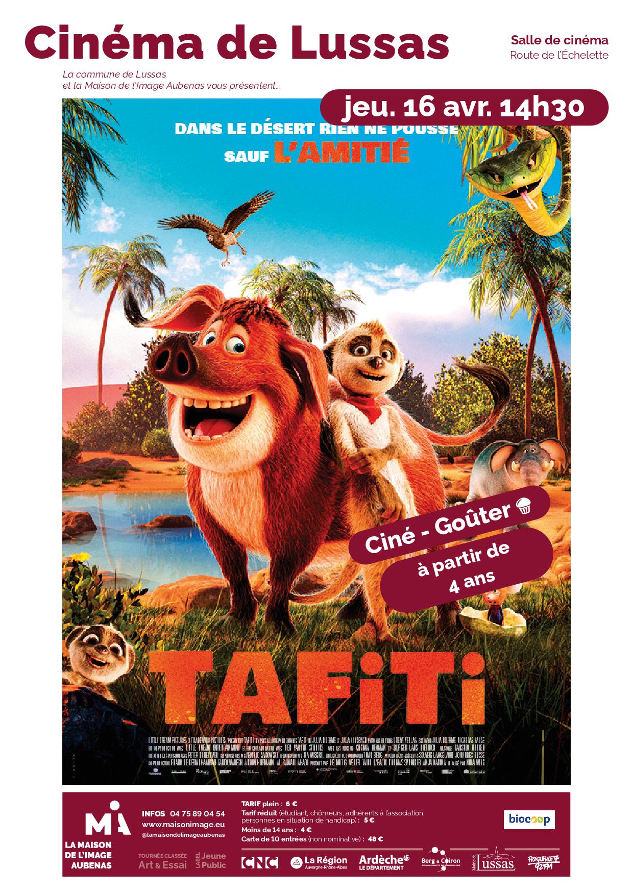 Ciné goûter avec "Tafiti"_Lussas
