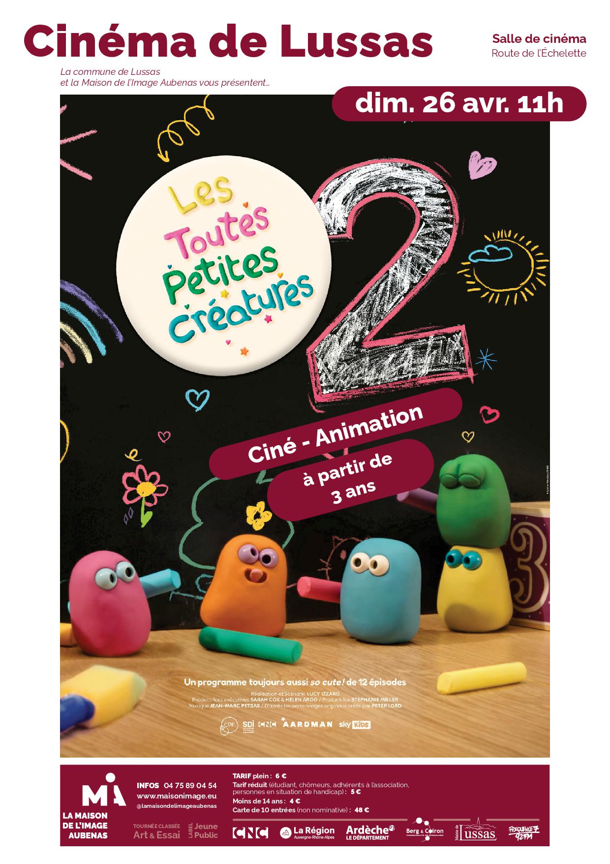 Ciné enfants avec "Les toutes petites créatures 2" à Lussas