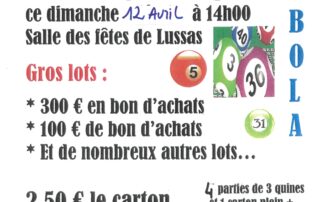 Loto du Foyer de LUSSAS du 3ème âge_Lussas