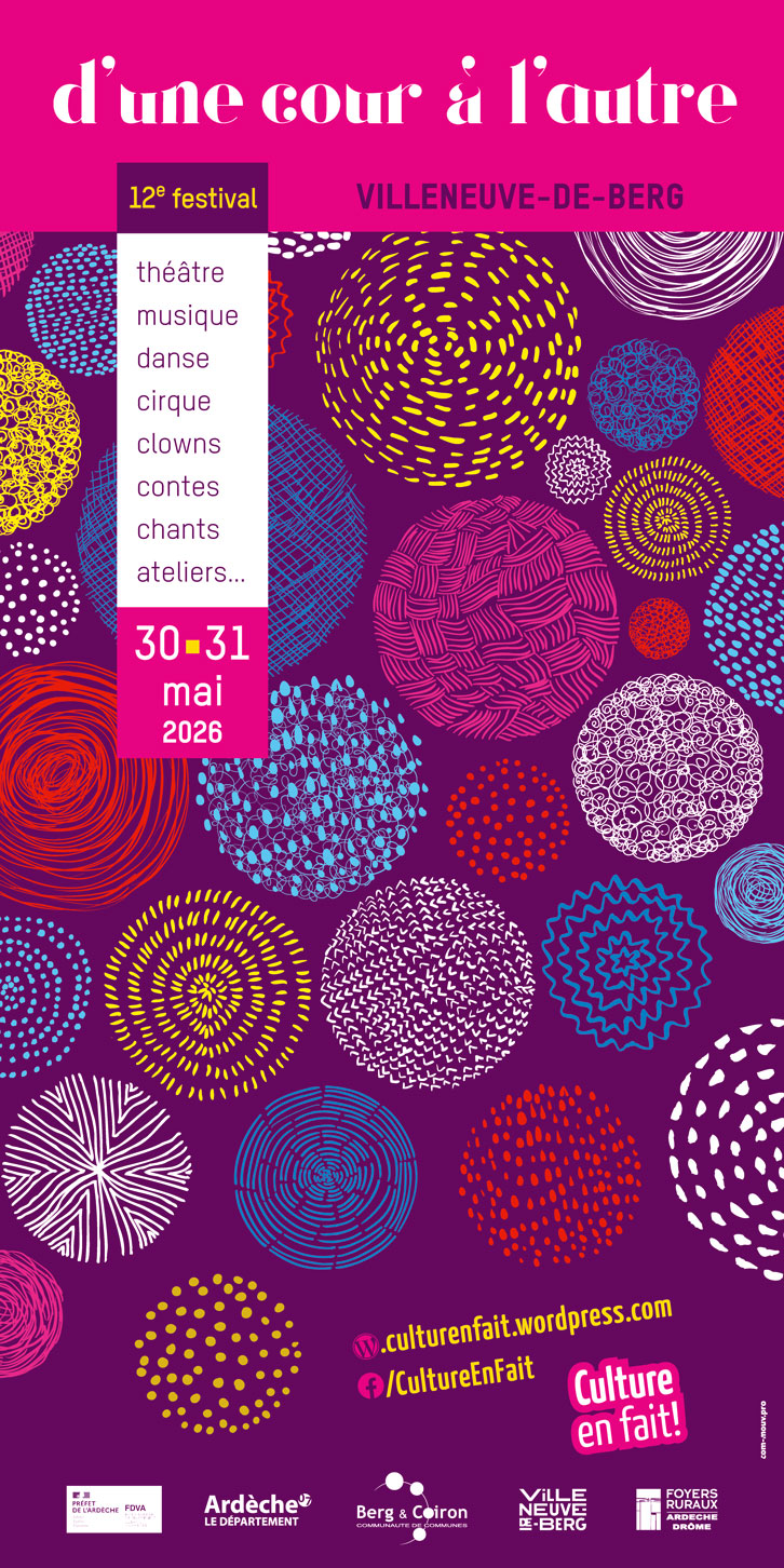 Festival "d'une cour à l'autre"_Villeneuve-de-Berg