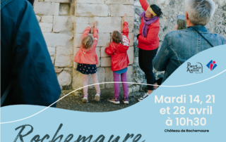 Le château de Rochemaure du bout des doigts