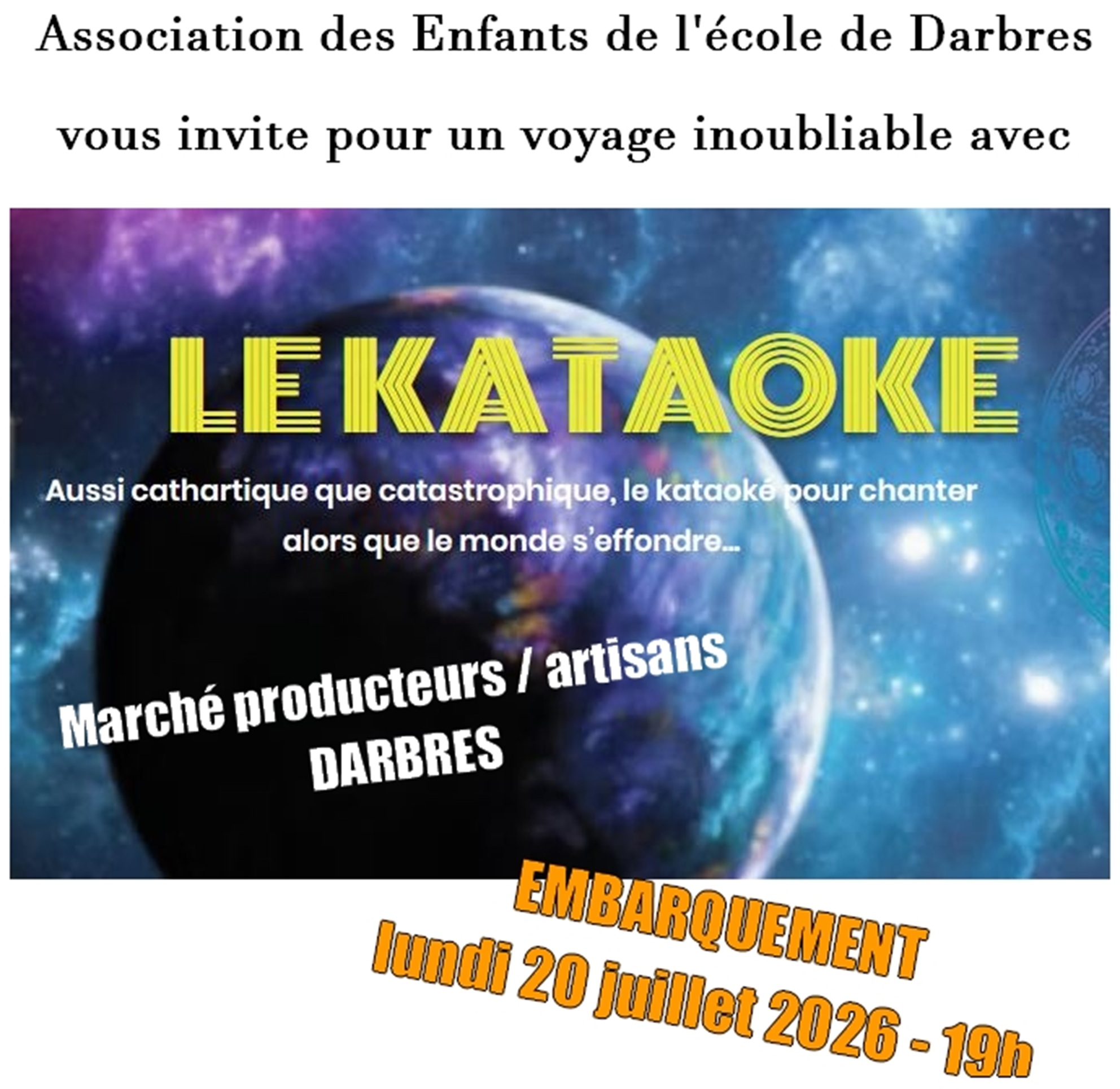 "Kataoké" dans le cadre du marché à Darbres