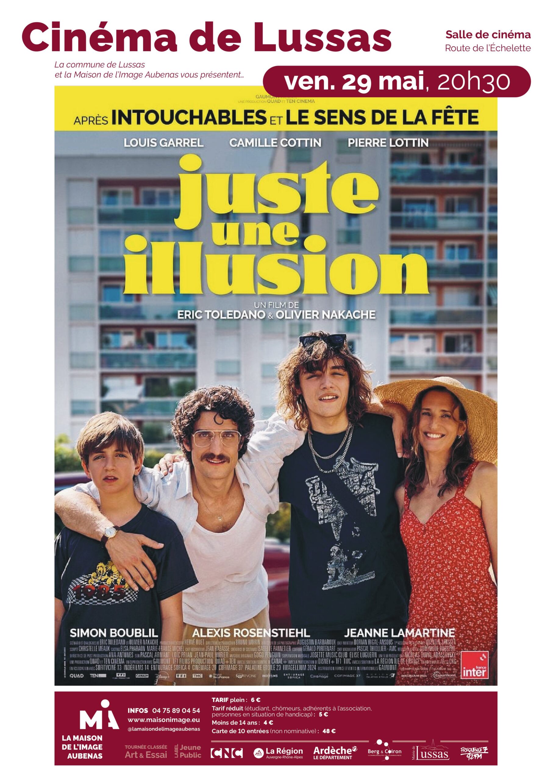 Cinéma avec "Juste une illusion" à Lussas