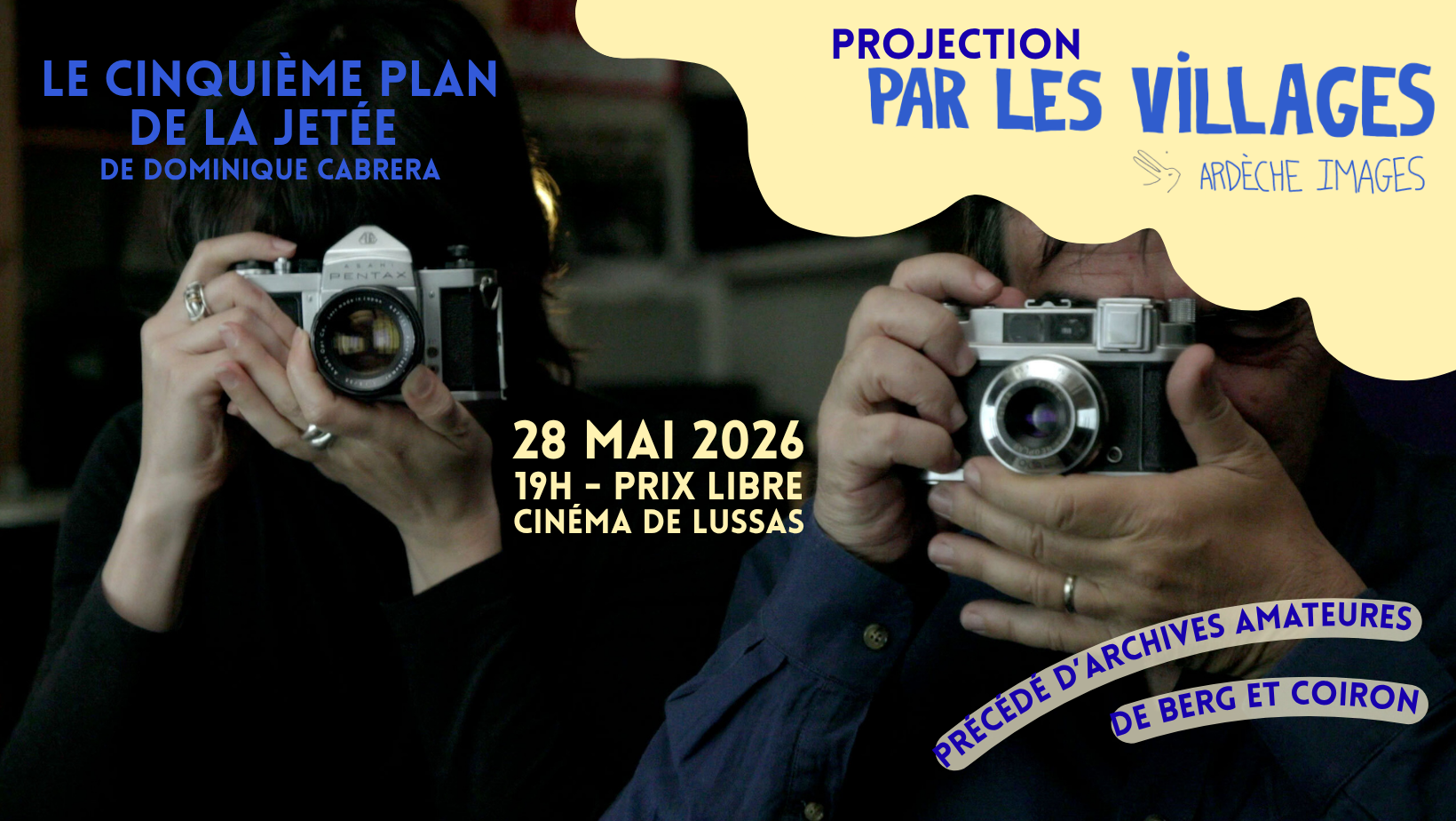 Projection "Par les villages" à Lussas