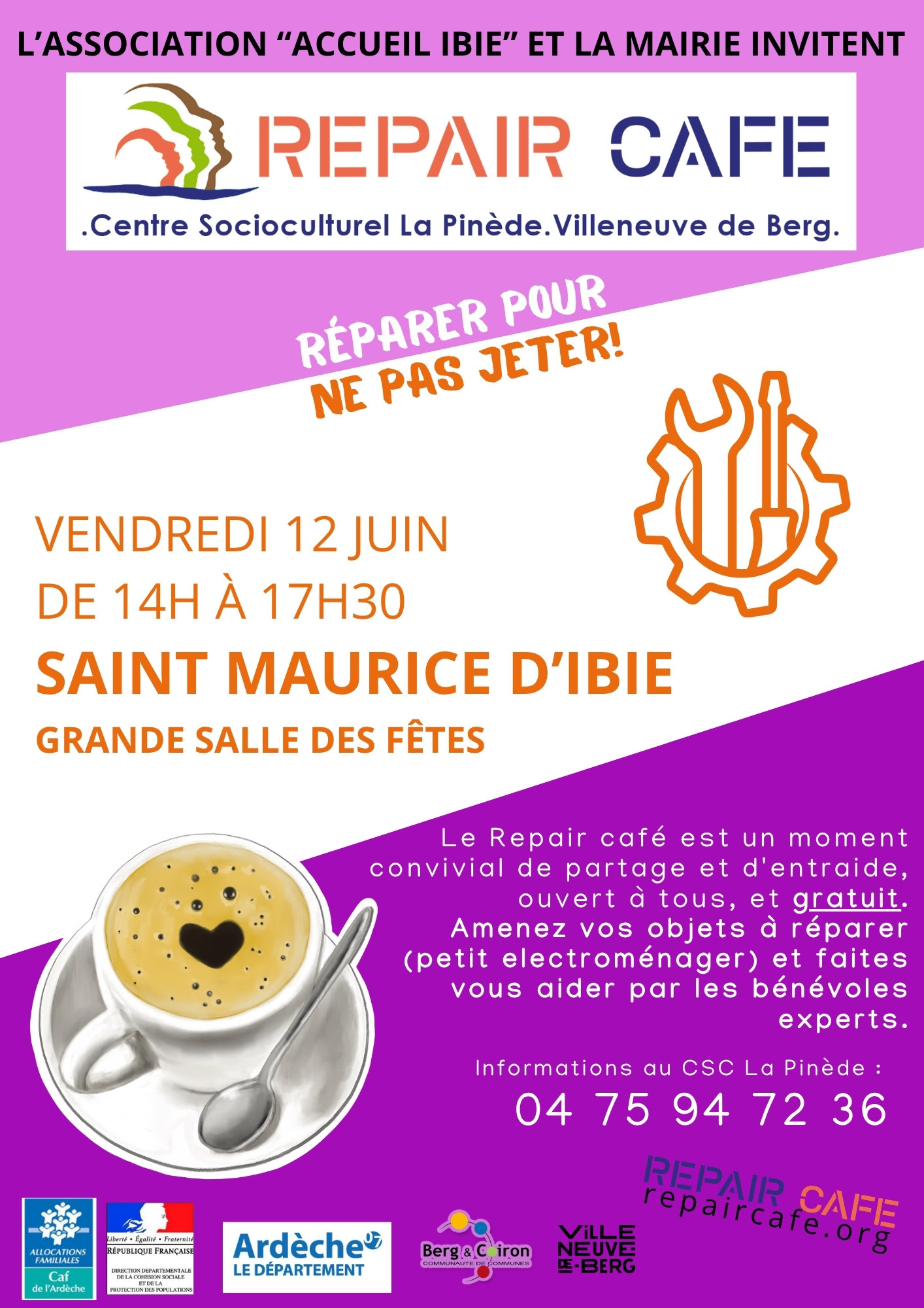 Repair Café à Saint-Maurice-d'Ibie