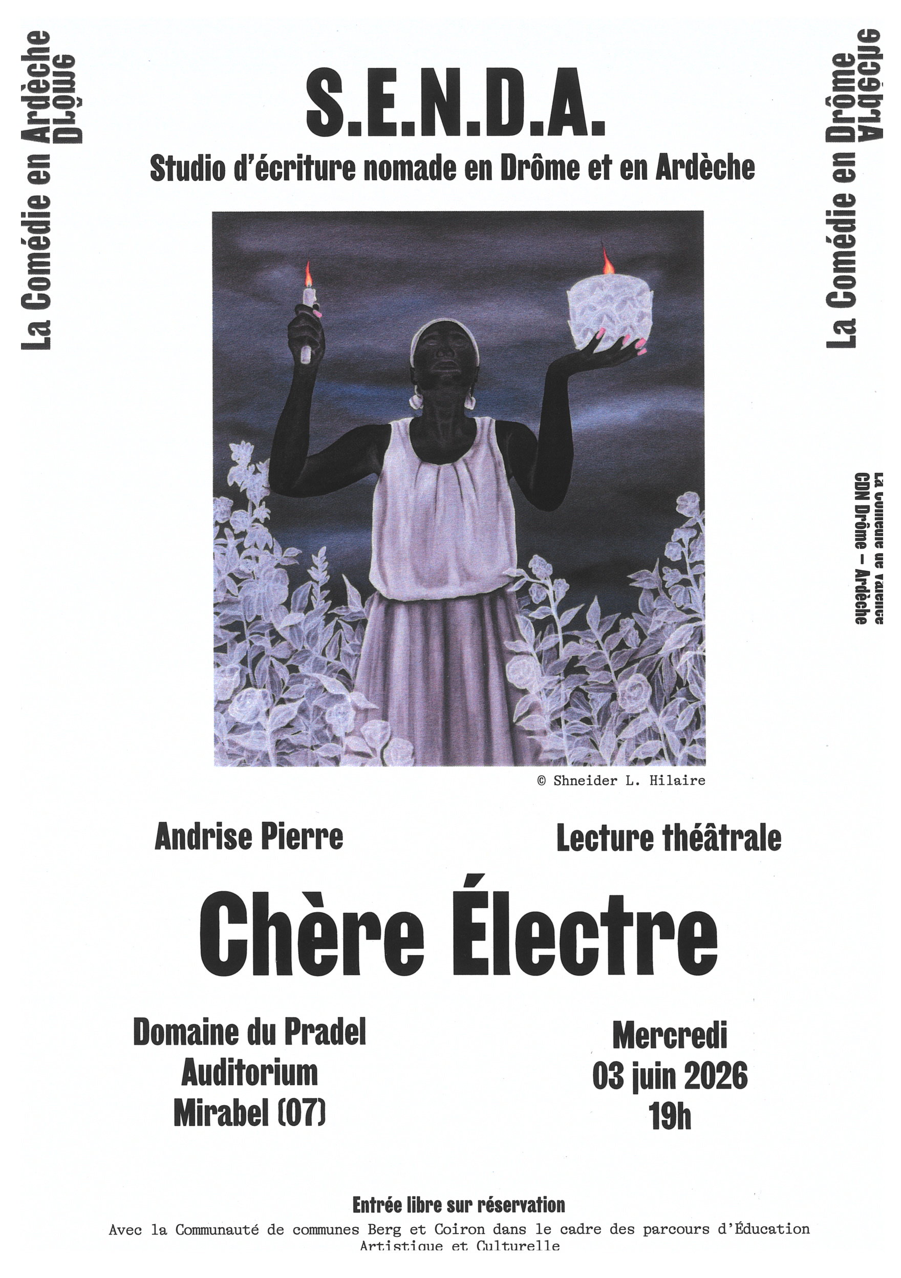 Lecture théâtrale "Chère Electre" au Pradel (Mirabel)