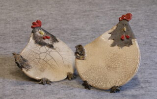 Poules RAKU
