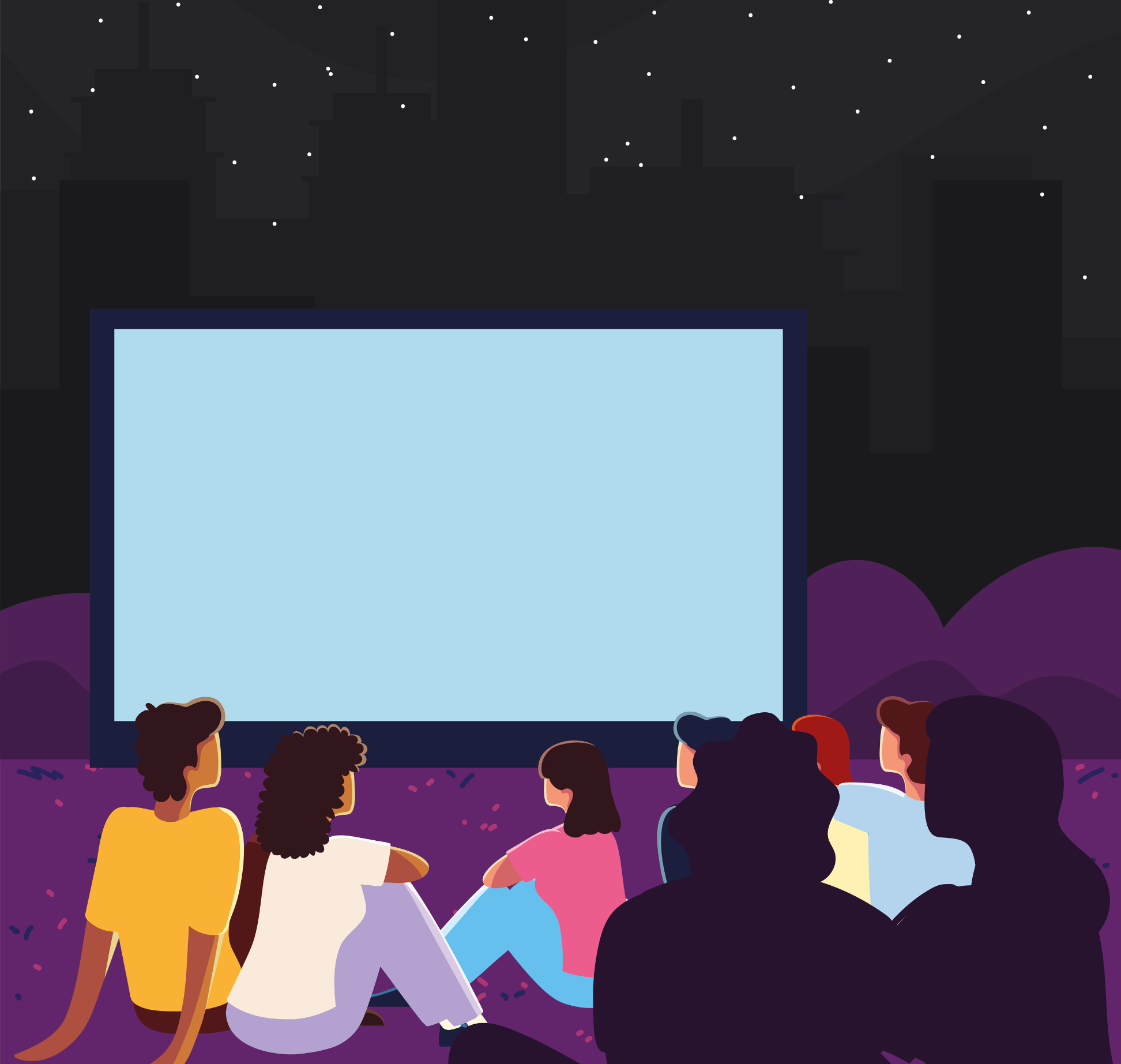 Cinéma sous les étoiles à Villeneuve-de-Berg