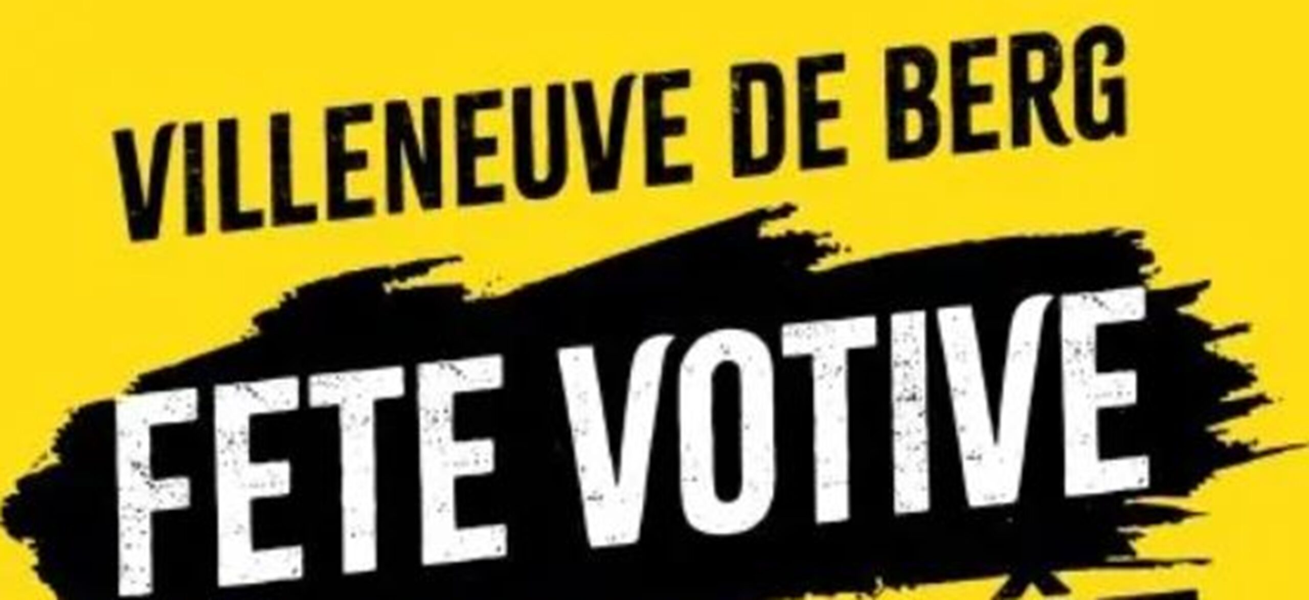 Fête votive à Villeneuve-de-Berg