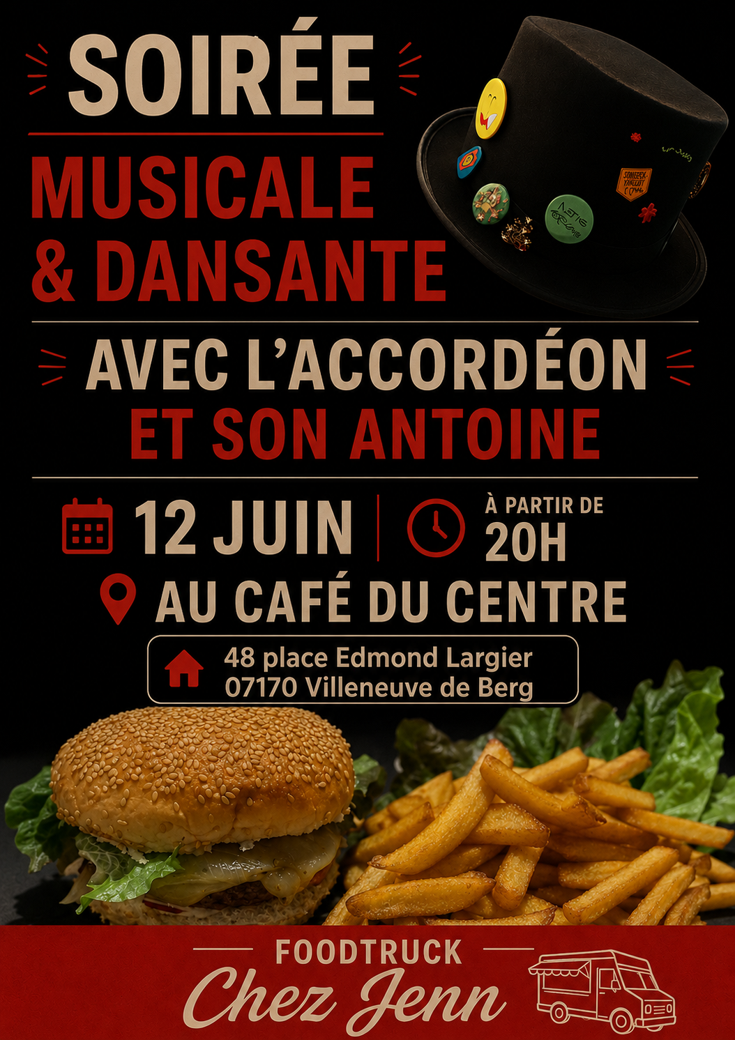 Avec l'accordéon et son Antoine_Villeneuve-de-Berg