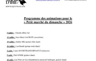 Chorale Albaz’Art dans le cadre du marché_Saint-Maurice-d'Ibie