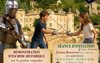 Spectacle d'escrime  Renaissance_Vogüé