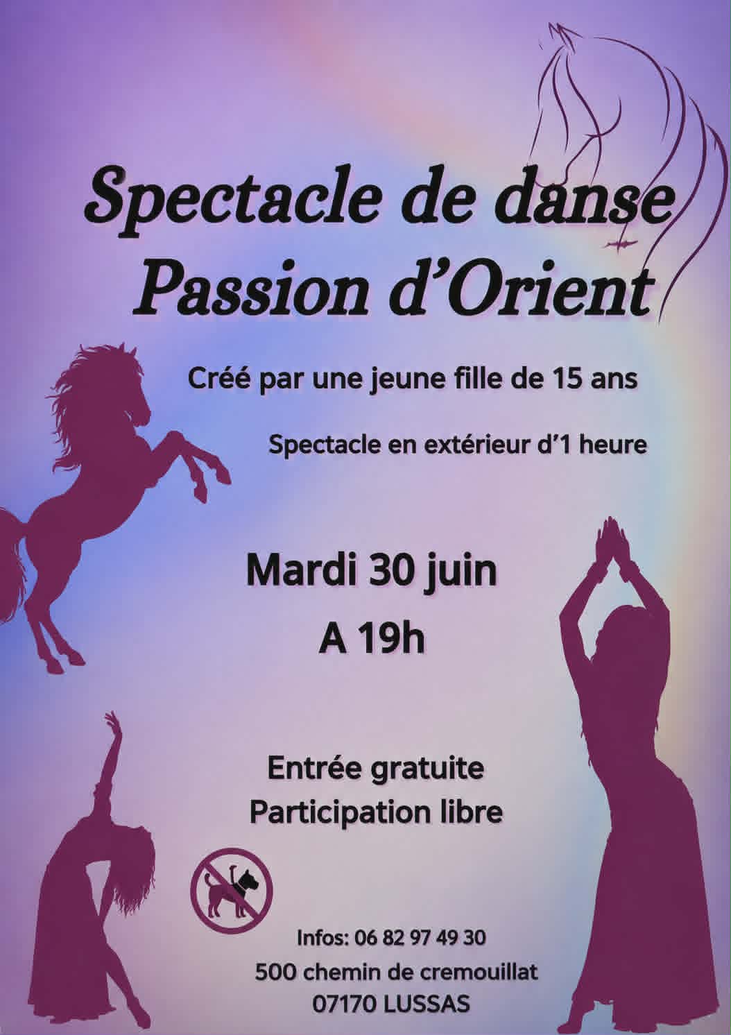 Spectacle de danse Passion d'Orient_Lussas