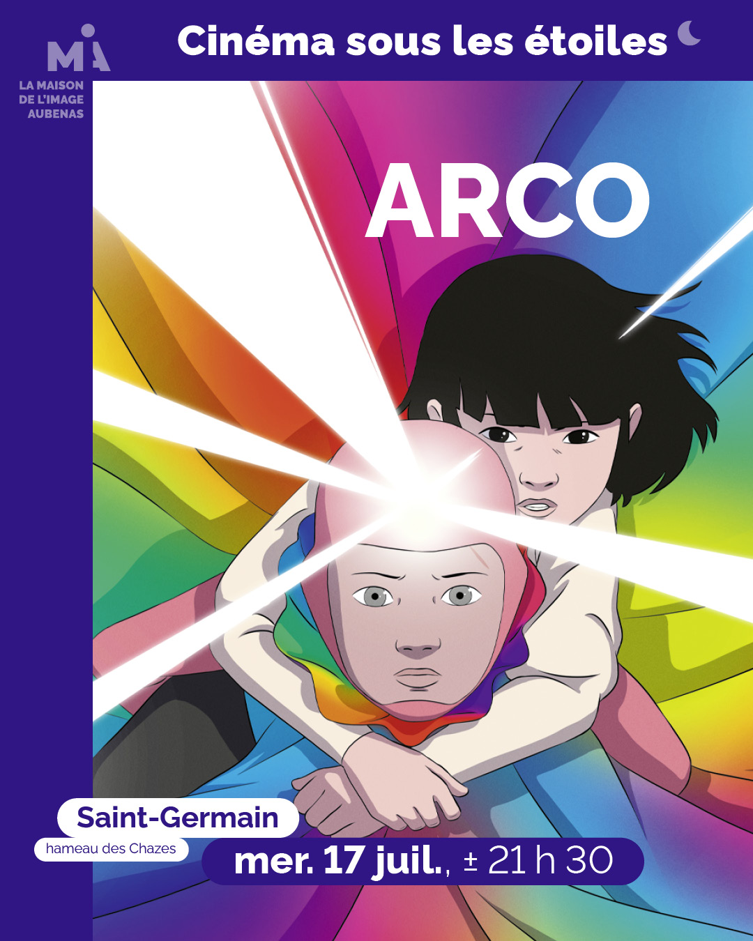 Cinéma sous les étoiles avec "Arco" à Saint-Germain