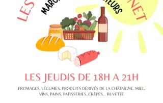 Marché des producteurs : les tablées de Prunet