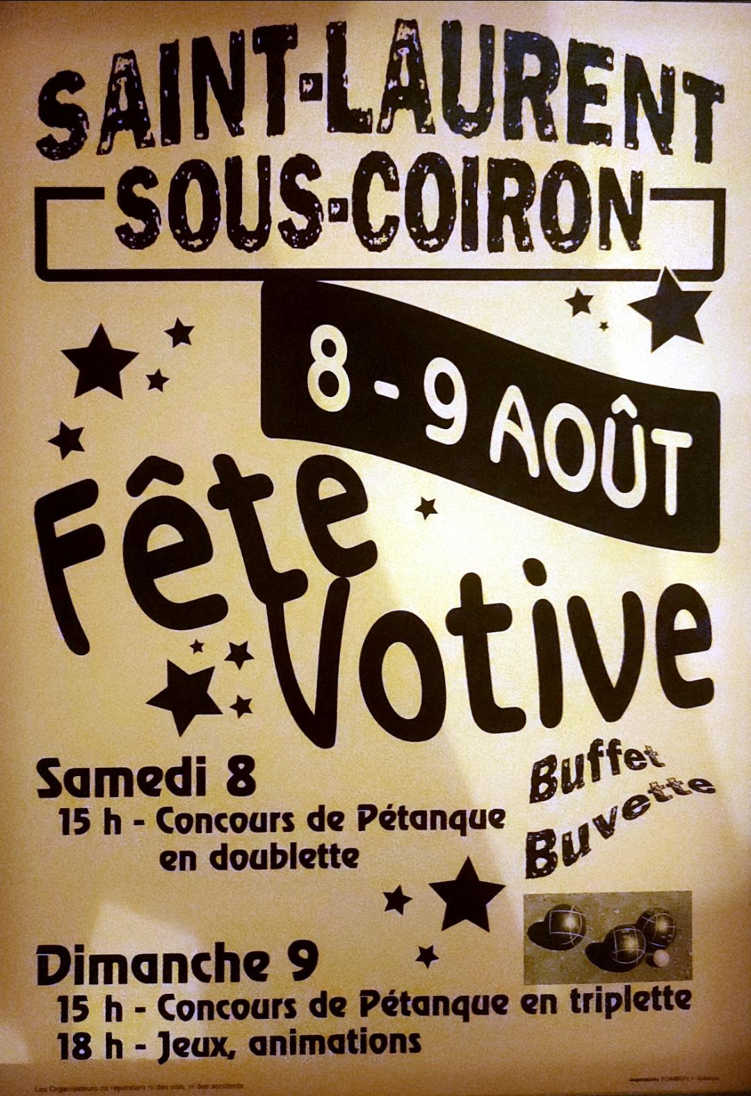 Fête votive à Saint-Laurent-sous-Coiron