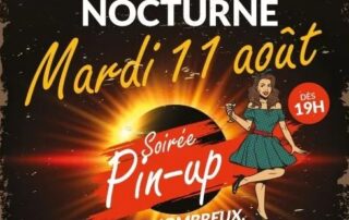 Soirée Pin-up et Vintage dans le cadre du marché nocturne à Villeneuve-de-Berg