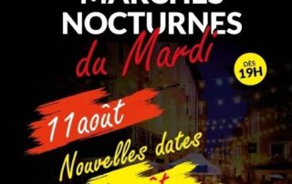 Marché nocturne à Villeneuve-de-Berg