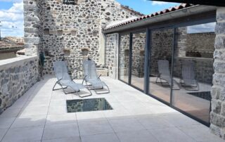 Terrasse privative - rooftop - Le Cocon de Pierres à St Germain
