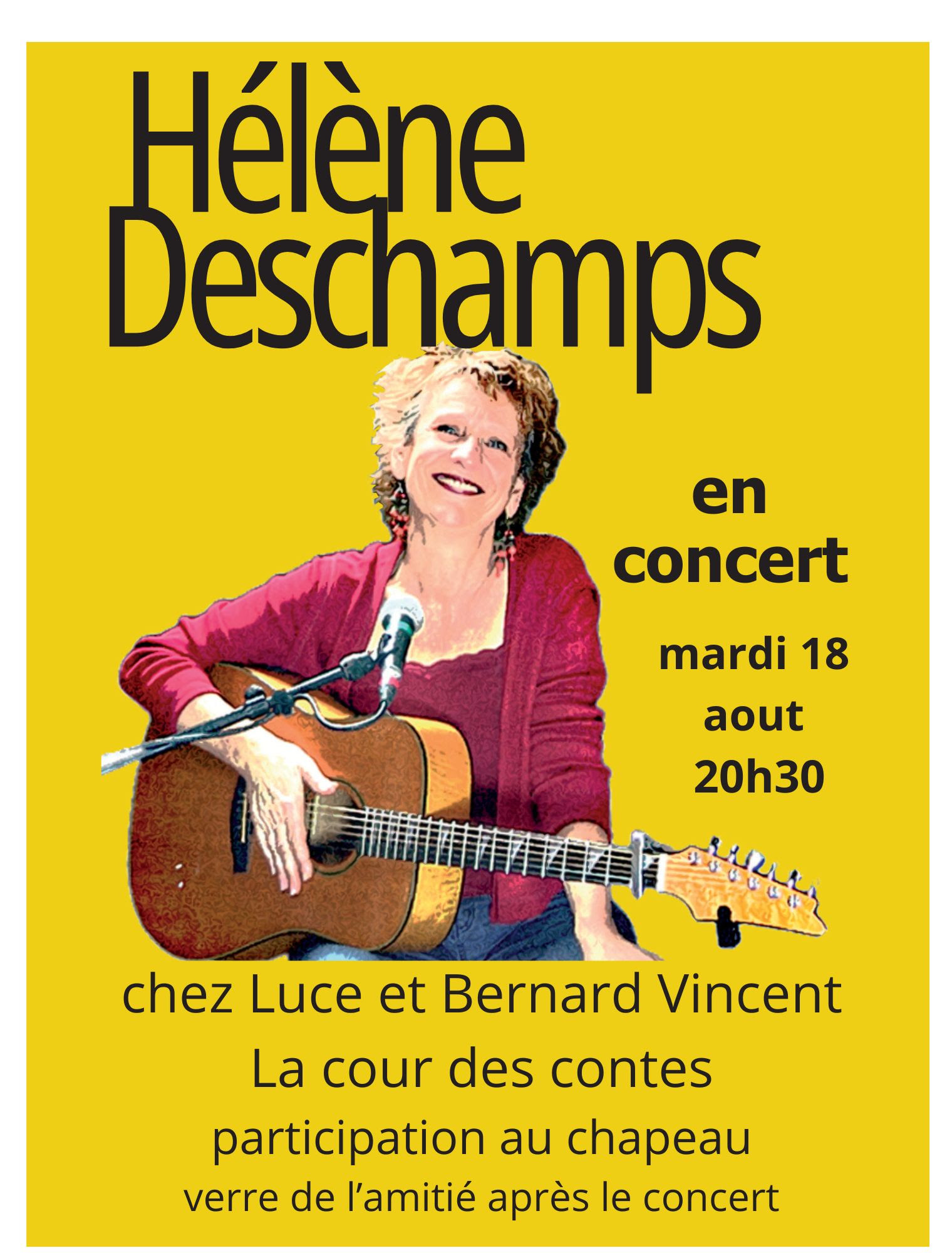 Concert d'Hélène Deschamps à Saint-Maurice-d'Ibie