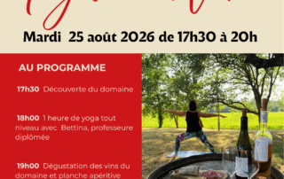 Yoga & Wine at Château de la Selve