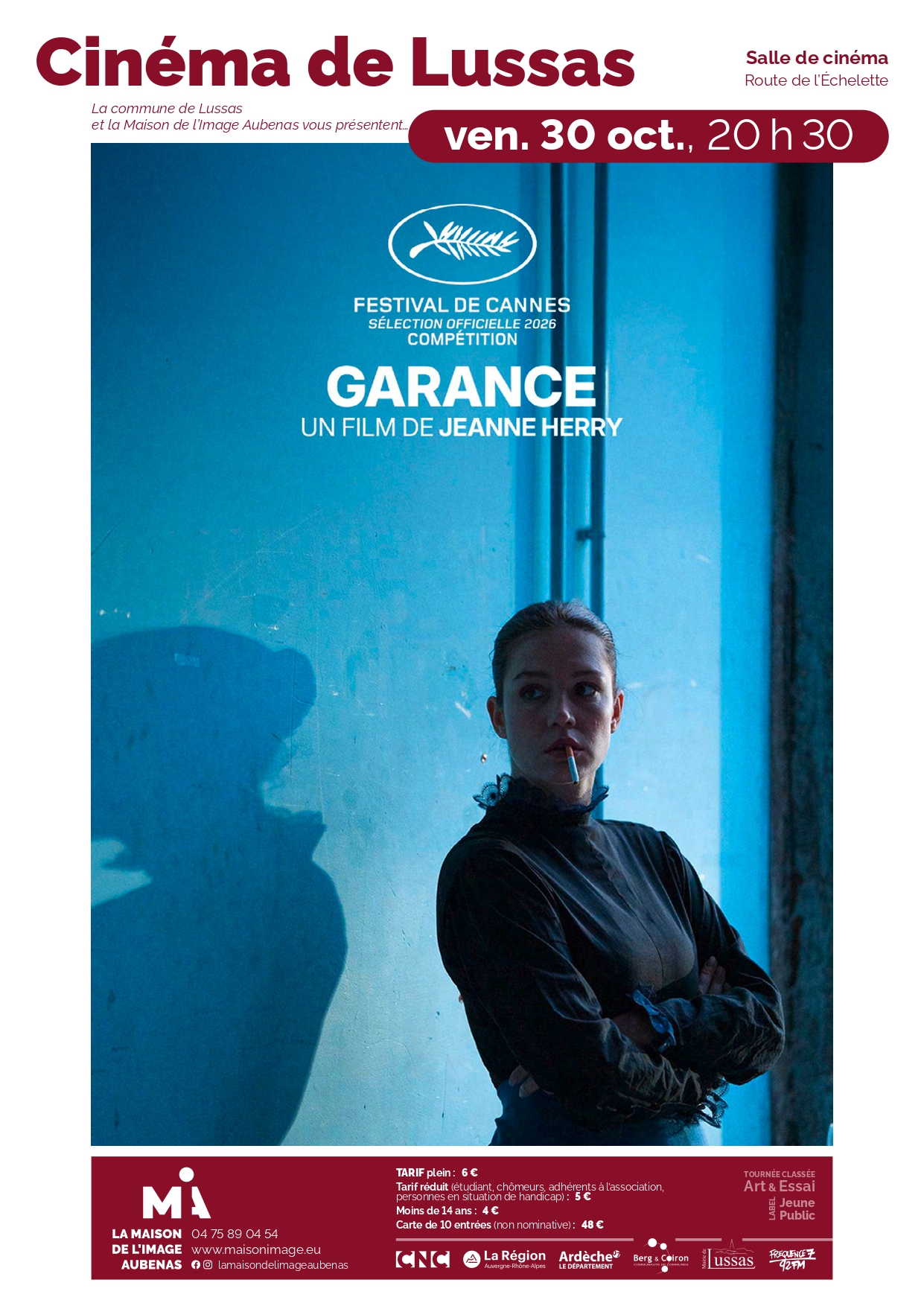 Cinéma avec "Garance" à Lussas