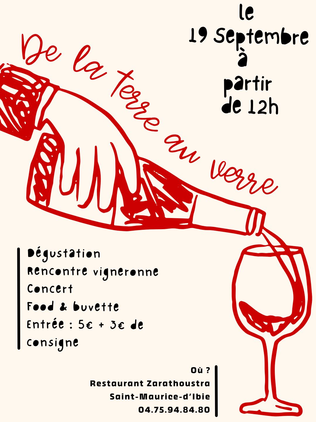 1er Salon "De la terre au verre" au Salèlles à Saint-Maurice-d'Ibie