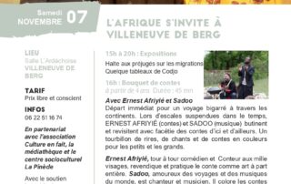 L’Afrique s’invite à Villeneuve de Berg_Villeneuve-de-Berg